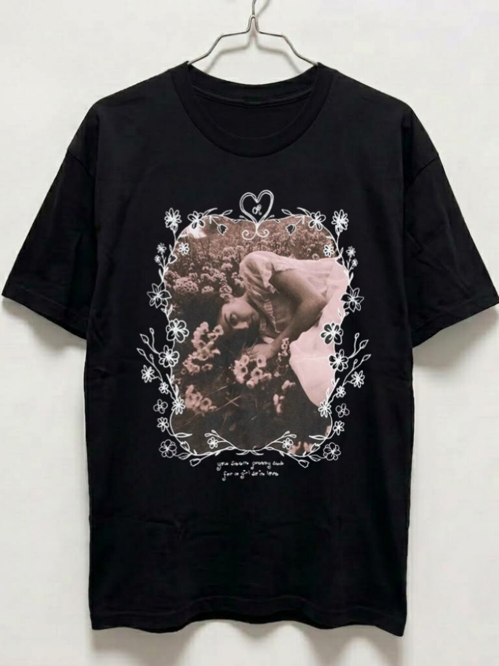 Olivia Rodrigo Floral Photo T-shirt